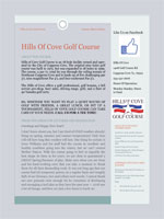 HILLS OF COVE GOLF COURSE The City of Copperas Cove Texas HILLS OF COVE GOLF COURSE The City of Copperas Cove Texas